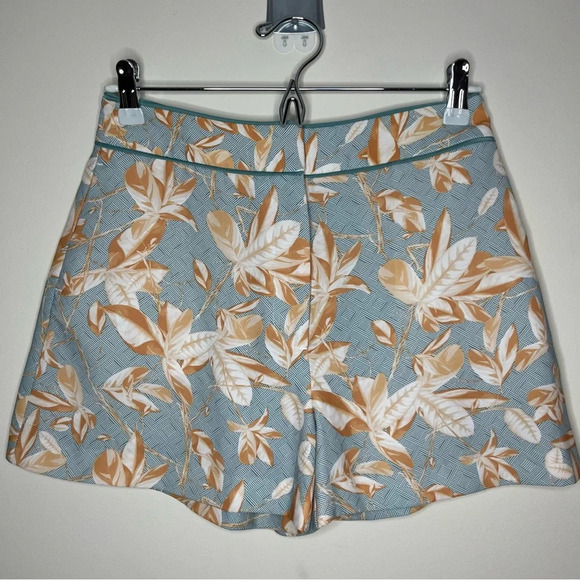H&M Floral Summer Pockets Leaves Printed Dressy Flowy Shorts - Picture 1 of 7
